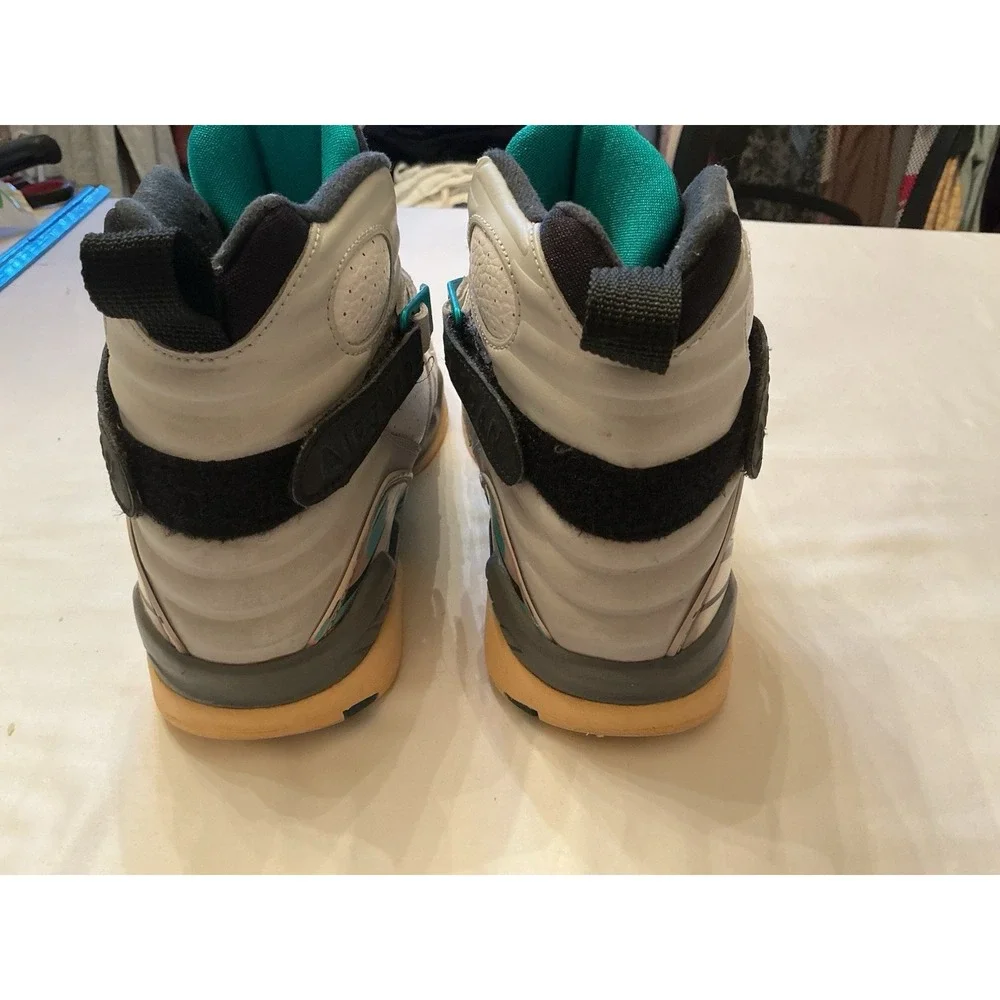 Nike Boys Air Jordan 8 305368-113 Multicolor Sneakers Shoes Size 6.5Y Women's 8